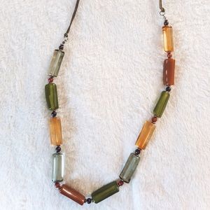 Boho beaded necklace